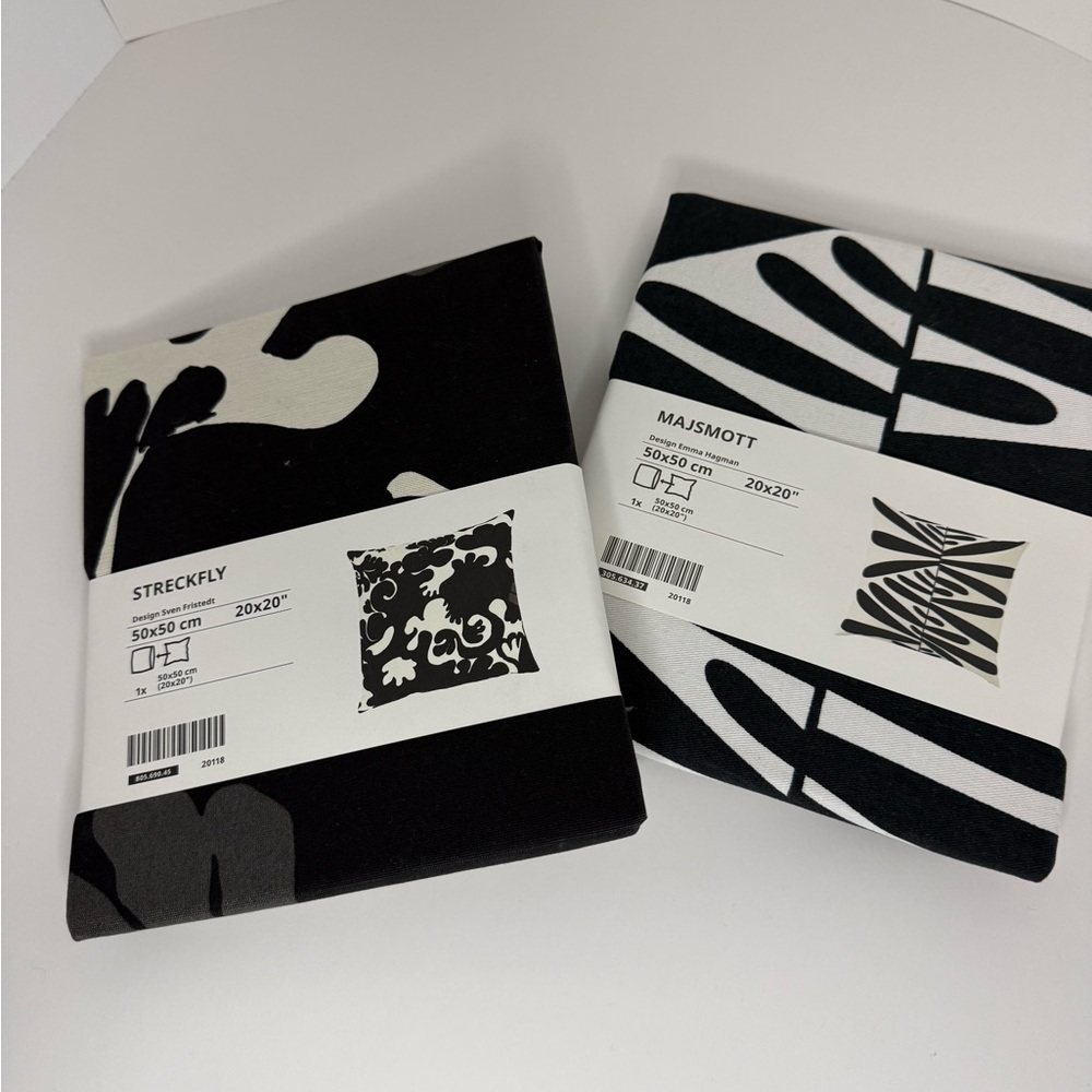 Black and White IKEA Pillow Cover